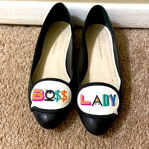 Sophia Webster Boss Lady black flats, size 35 (US 5)